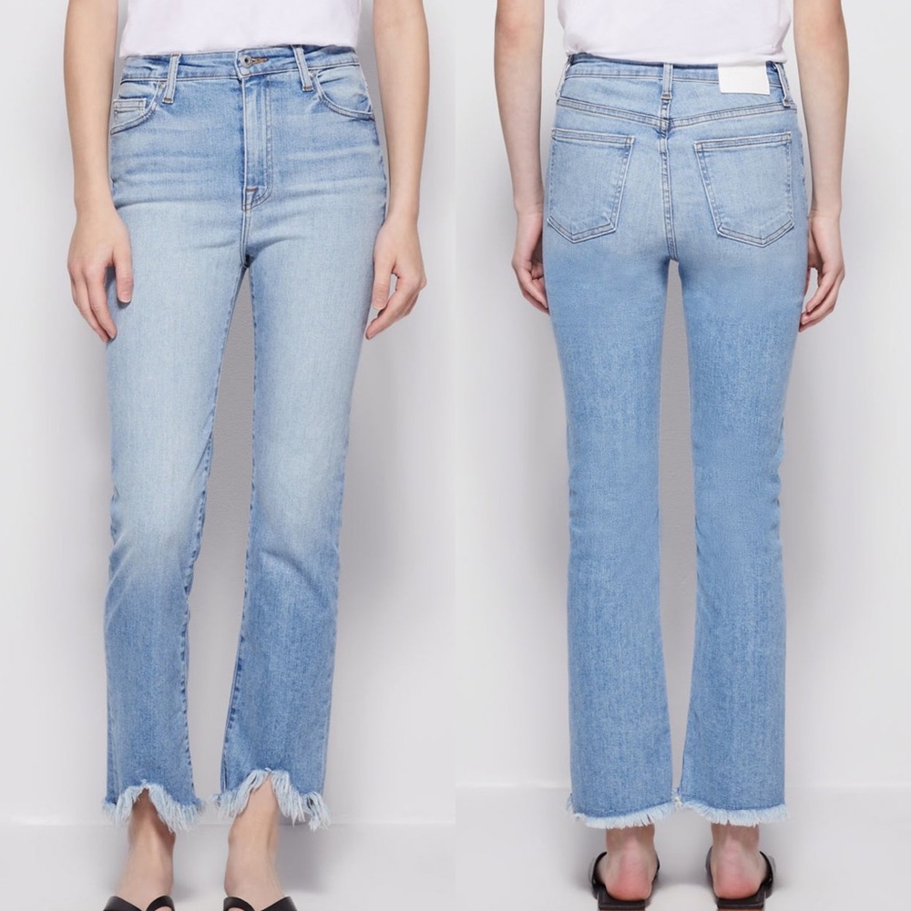 Jonathan Simkhai River Straight Leg Denim Blue Jeans